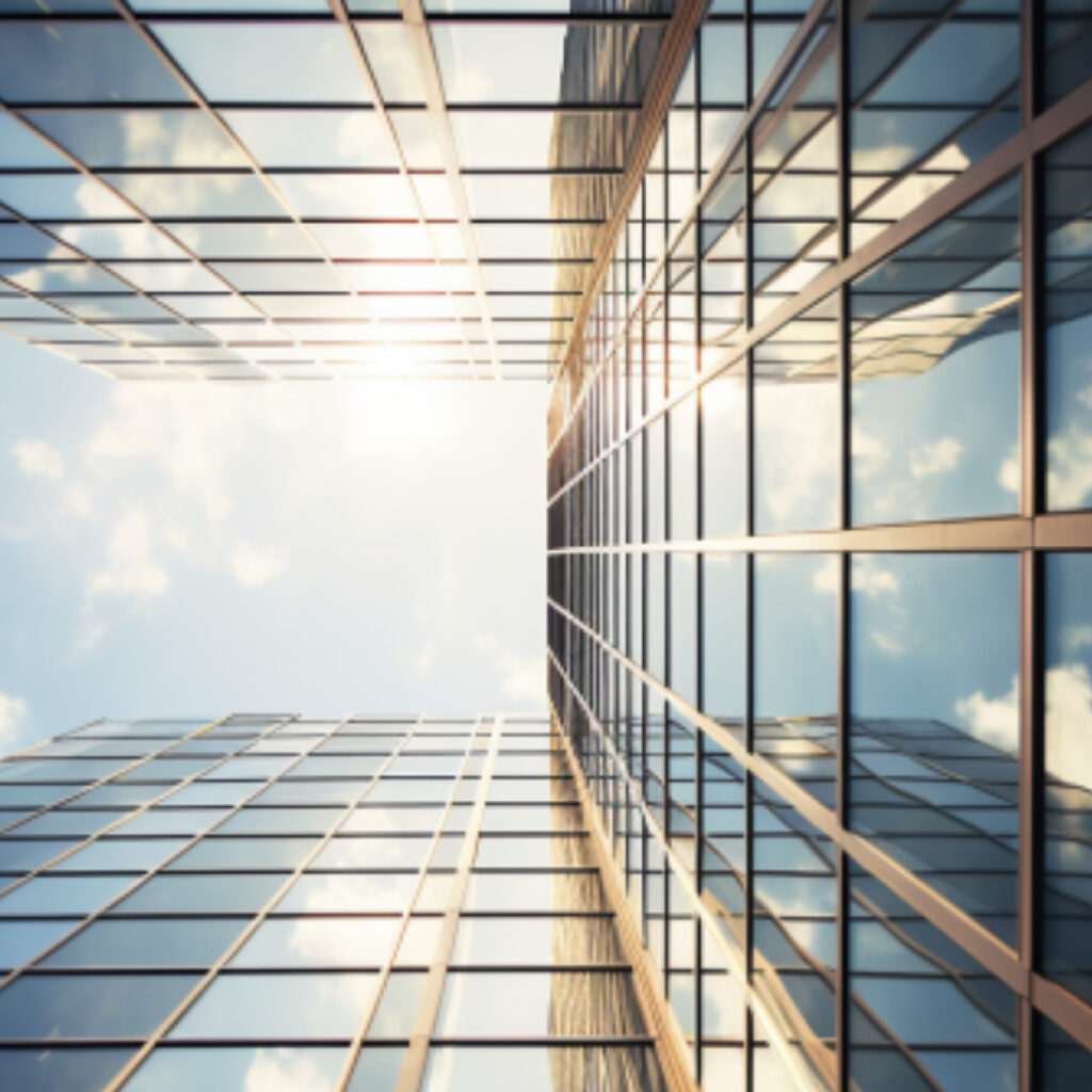 glass office building