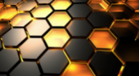 innovative firey hex pattern